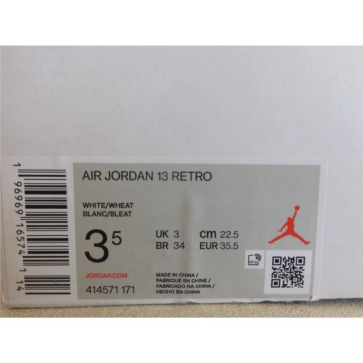 Nike shoes - Air Jordan 13 Retro - Air Retro - 414571-171 - White (UPC: 196969165741) 6