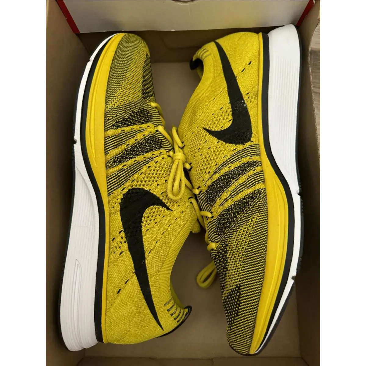 Nike shoes - Nike Flyknit Trainer 2017 - Flyknit Trainer - AH8396-700 - Bright Citron/Black-White 10