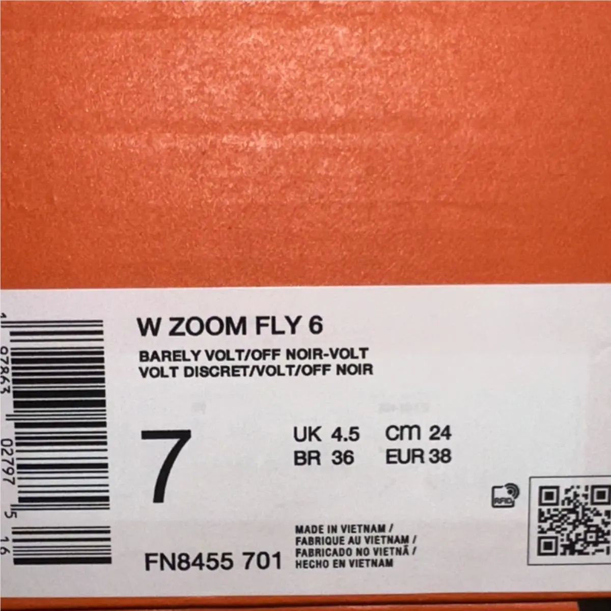 Nike shoes - Nike Zoom Fly - Zoom Fly - FN8455-701 - Yellow 4