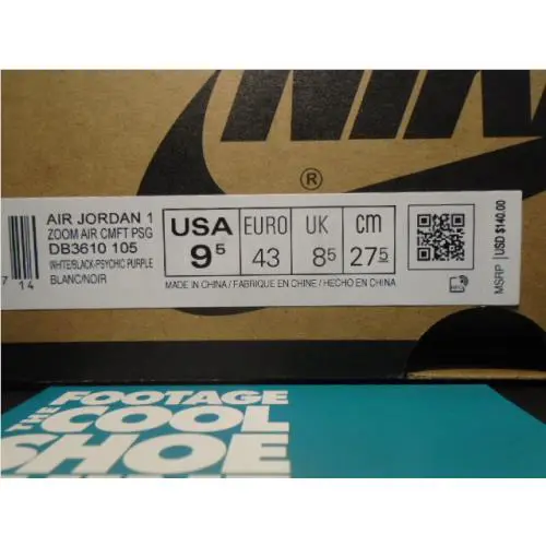 Nike shoes - Nike Air Jordan 1 Retro Zoom Air CMFT PSG - DB3610-105 - White 7