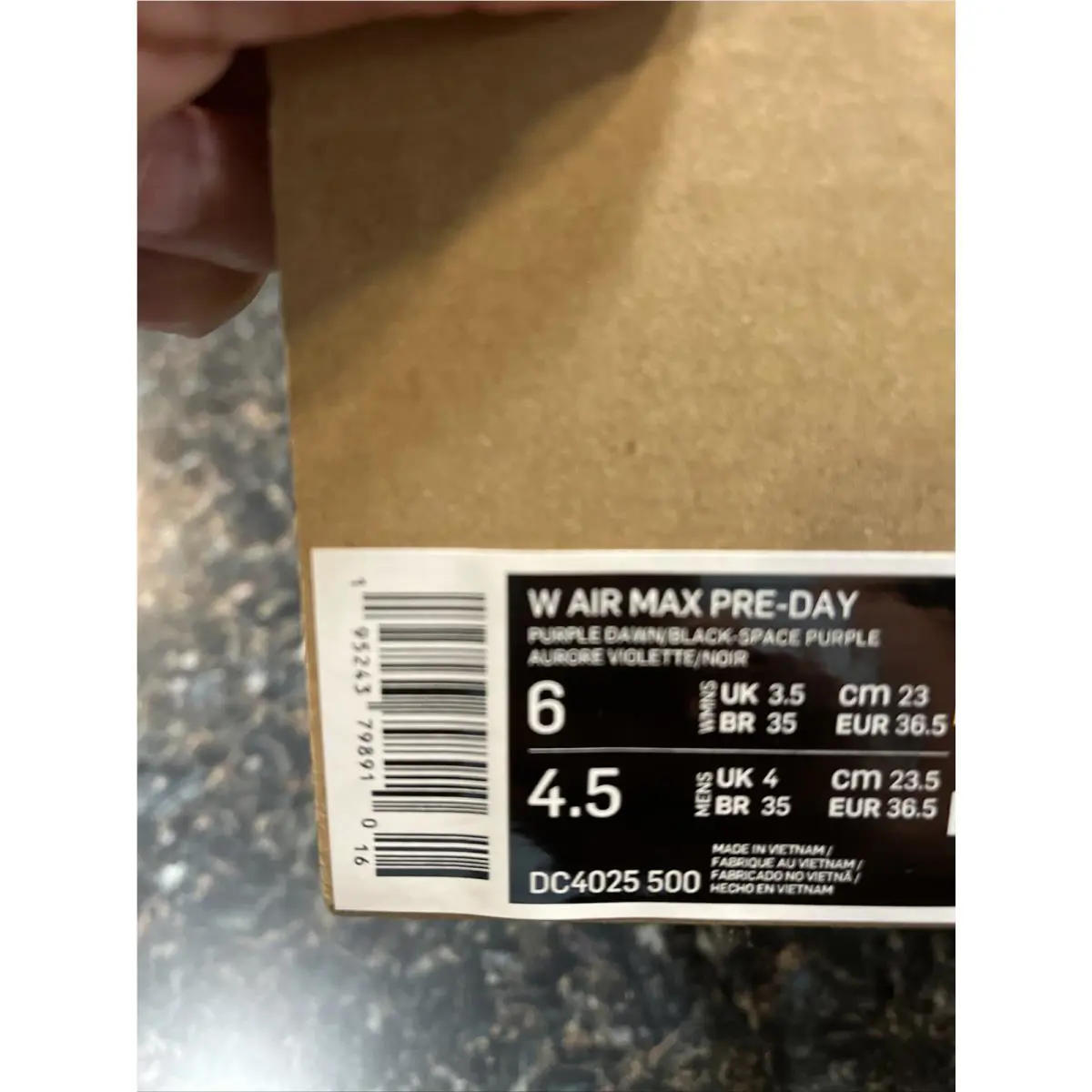 Nike shoes - Nike Air Max Pre-Day LX - DC4025-500 - Purple Dawn-Black-White 10