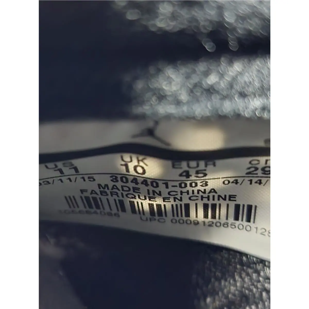 Nike shoes - Air Jordan 6 - Air - 304401-003 - Black (UPC: 0091206500128) 10