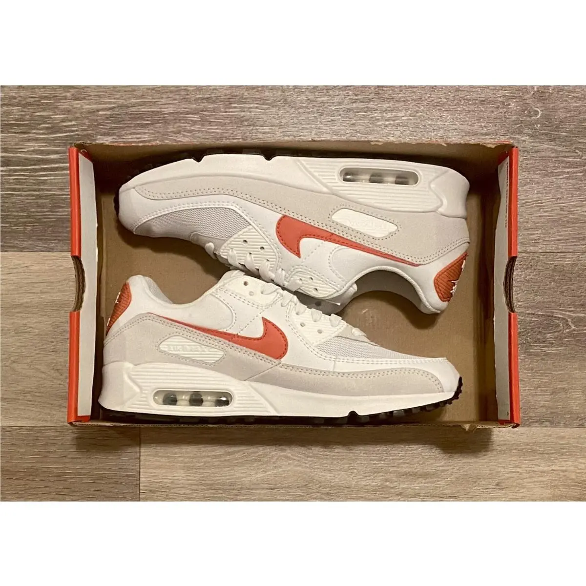 Nike Air Max 90 `summit White Mantra Orange` DM8265-100 Women`s 10 Men`s 8.5