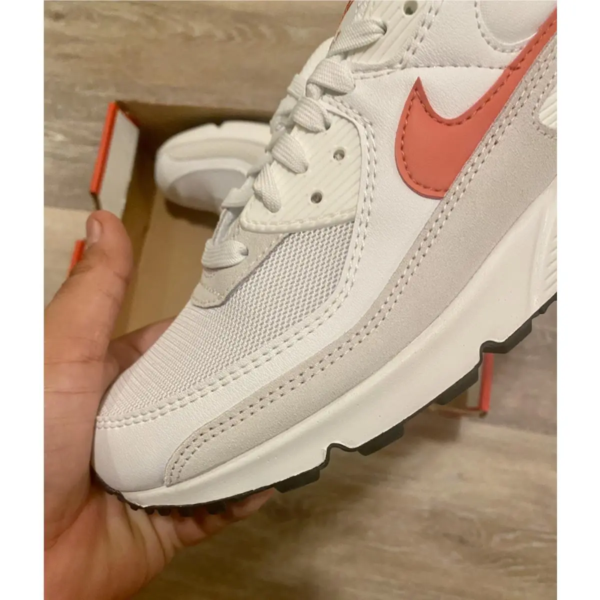Nike shoes - Nike Air Max 90 - Air Max - DM8265-100 - Summit White-Mantra Orange (UPC: 195869235837) 2