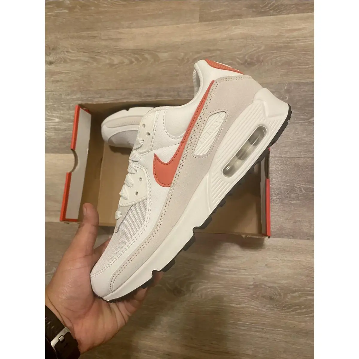 Nike shoes - Nike Air Max 90 - Air Max - DM8265-100 - Summit White-Mantra Orange (UPC: 195869235837) 3