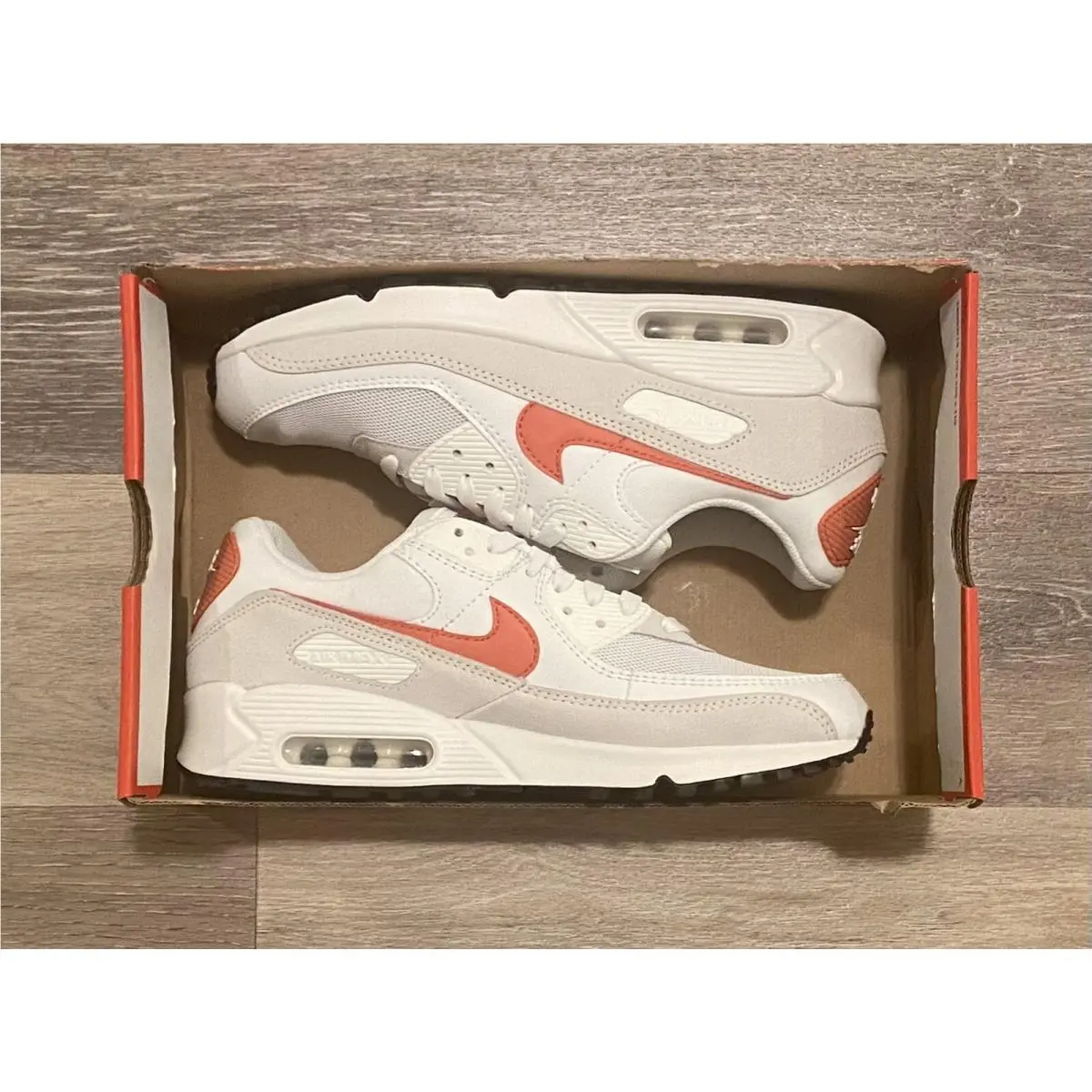 Nike shoes - Nike Air Max 90 - Air Max - DM8265-100 - Summit White-Mantra Orange (UPC: 195869235837) 5