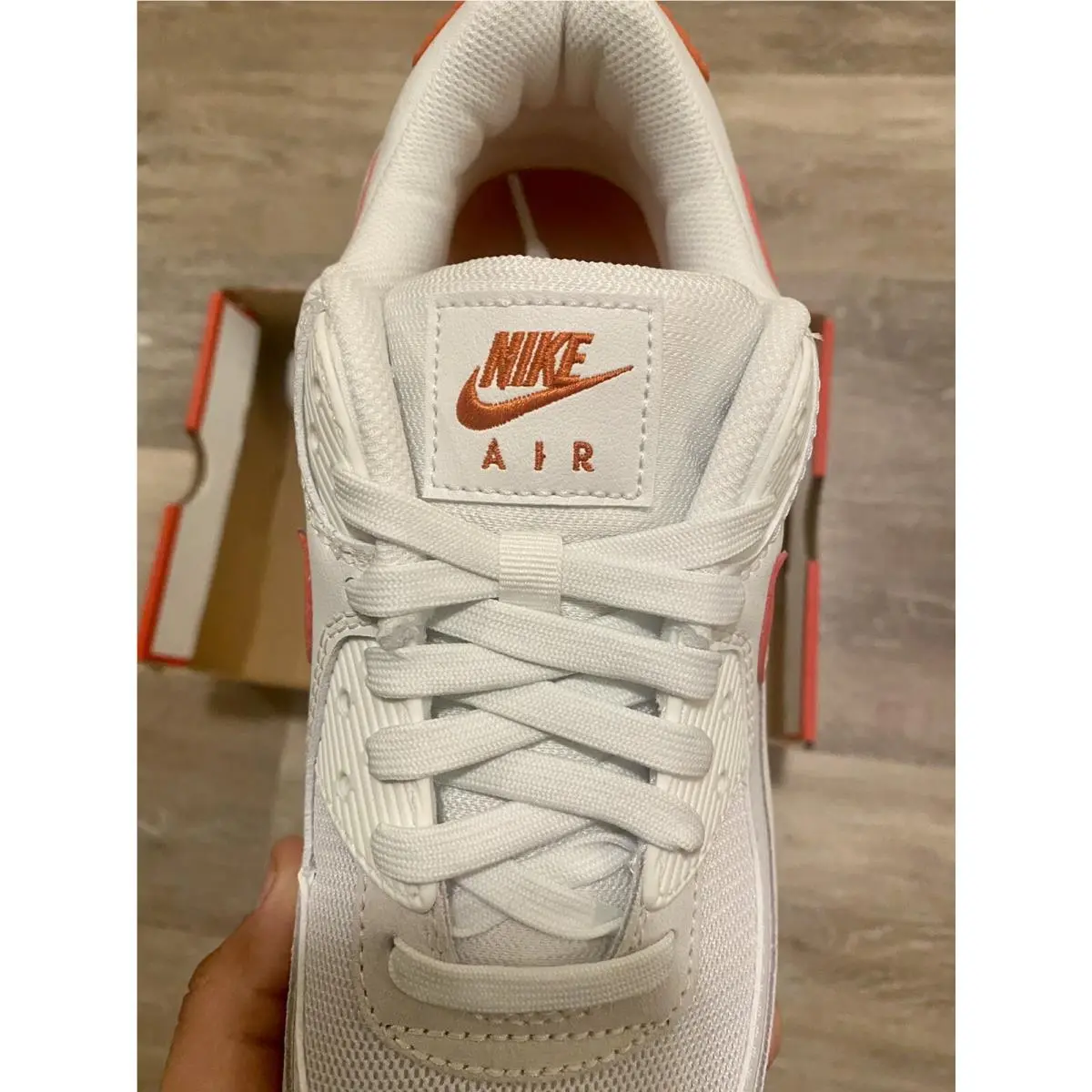 Nike shoes - Nike Air Max 90 - Air Max - DM8265-100 - Summit White-Mantra Orange (UPC: 195869235837) 6