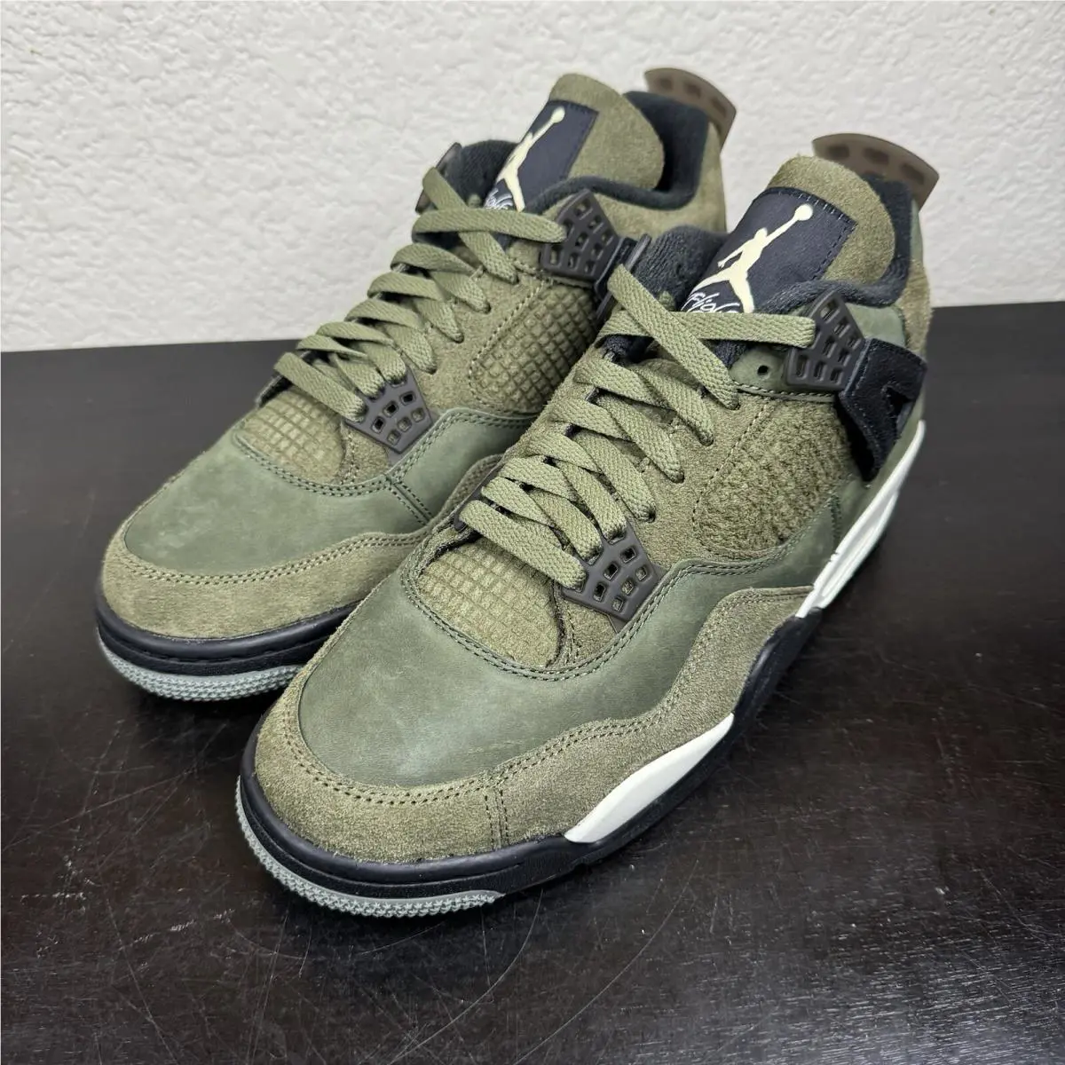 Nike shoes - Jordan Retro 4 - Retro - Olive 4
