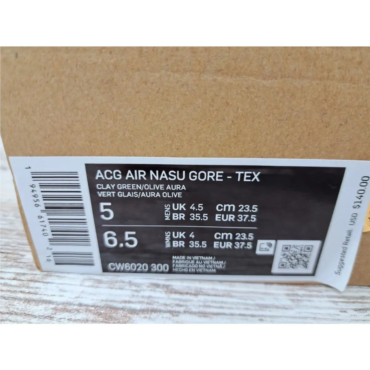 Nike shoes - ACG Nasu Gore Tex - ACG Nasu Gore Tex - CW6020 300 - Green 7