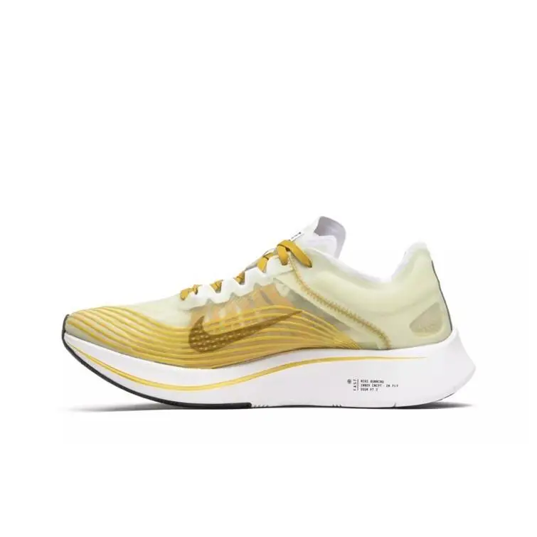 Nike shoes - Nike Zoom Fly SP - Zoom Fly - AJ9282-300 - Dark Citron/Black-Dark Cotton 0
