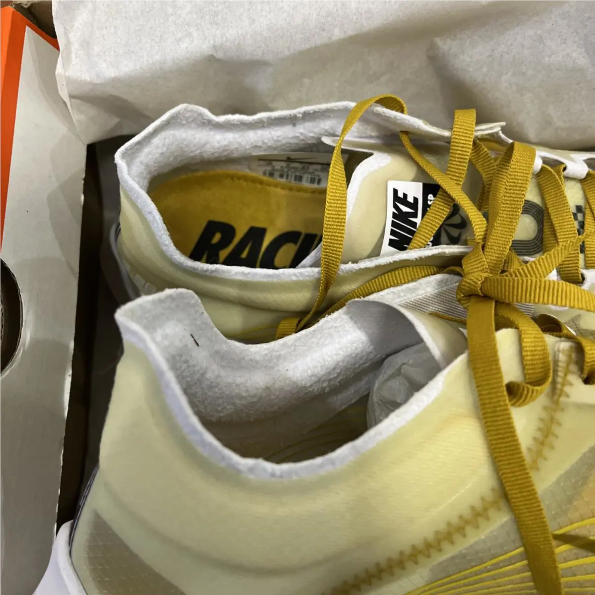 Nike shoes - Nike Zoom Fly SP - Zoom Fly - AJ9282-300 - Dark Citron/Black-Dark Cotton 6
