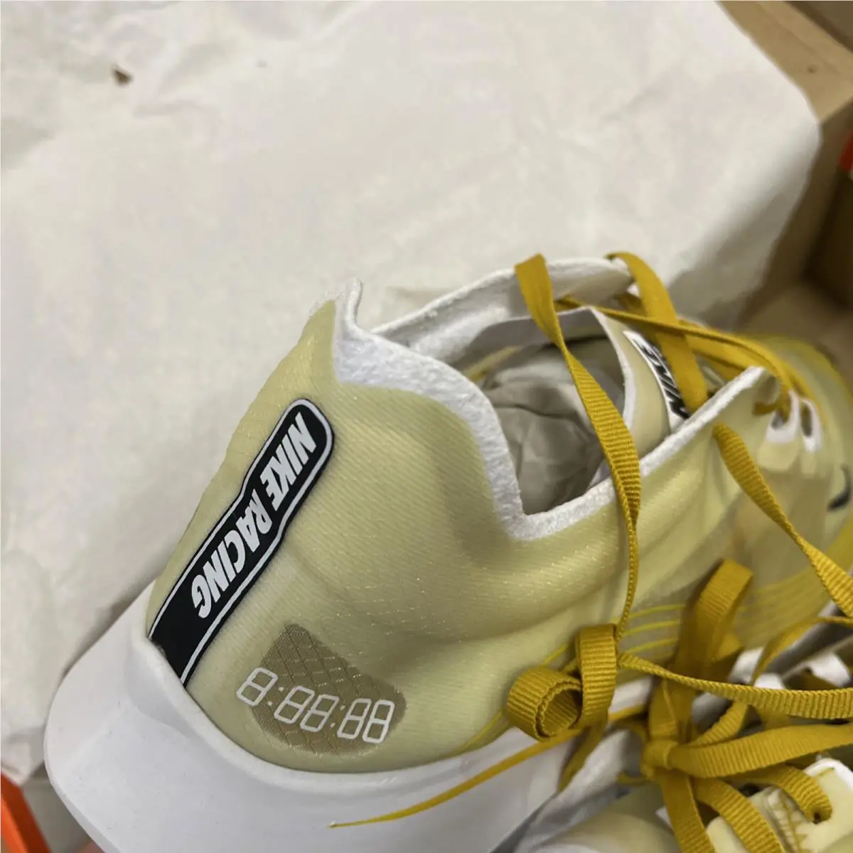Nike shoes - Nike Zoom Fly SP - Zoom Fly - AJ9282-300 - Dark Citron/Black-Dark Cotton 7