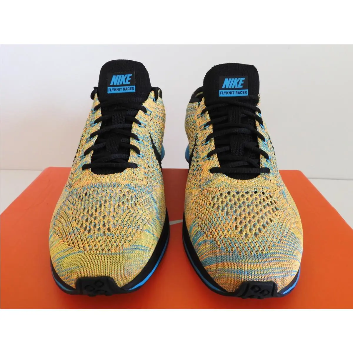 Nike shoes - Nike Flyknit Racer - Flyknit Racer - Yellow (UPC: 888409301566) 1