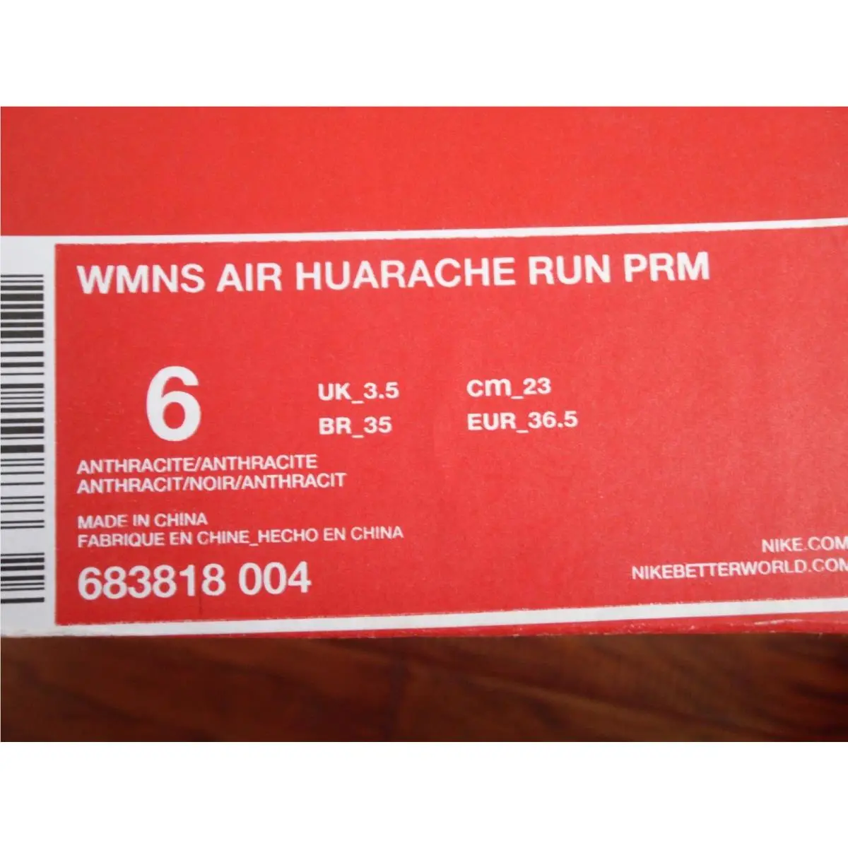 Nike shoes - Nike Air Huarache Run - Air Huarache Run - 683818-004 - Black (UPC: 888410190838) 3