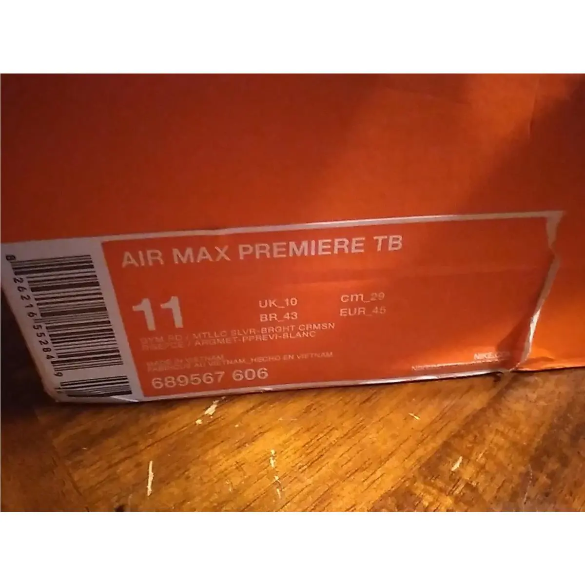 Nike shoes - Air Max Premiere TB - Air Max Premiere - 689567-606 - Red 3