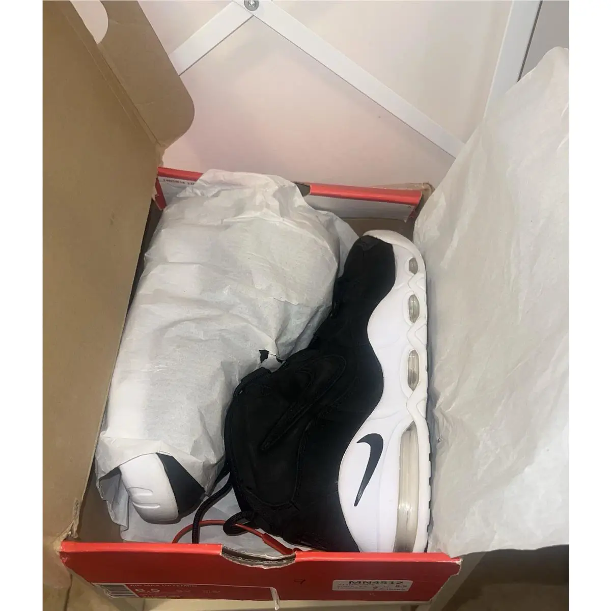 Nike shoes - Nike Air Max Uptempo - Air Max Uptempo - 311090-005 - Black, Manufacturer: Black/Black-White-Black 1