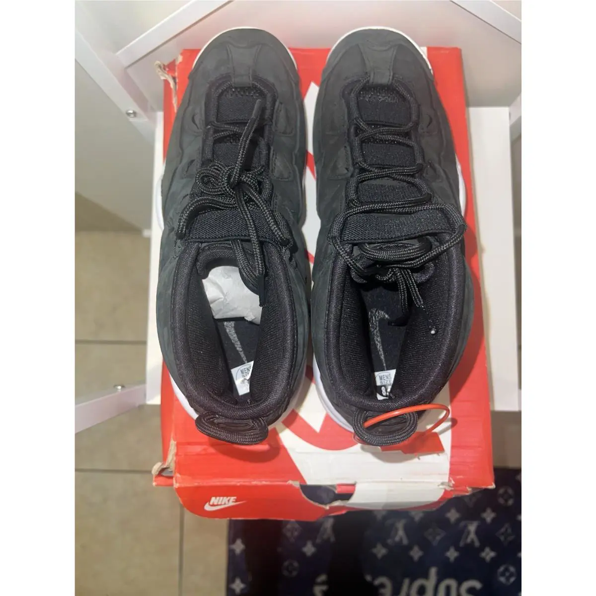 Nike shoes - Nike Air Max Uptempo - Air Max Uptempo - 311090-005 - Black, Manufacturer: Black/Black-White-Black 4