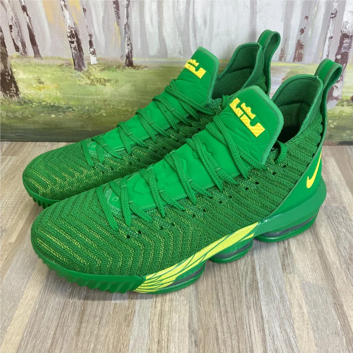 Nike shoes - Nike LeBron 16 - LeBron - BQ3177 - Green 4