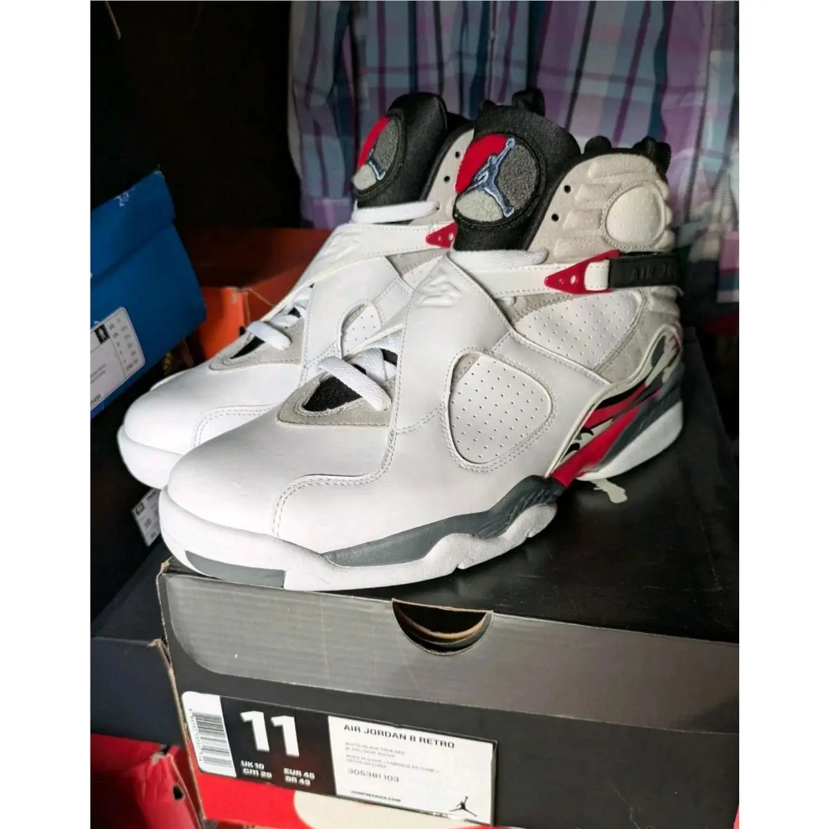 Nike shoes - Air Jordan 8 - Air - 305381-103 - White 0