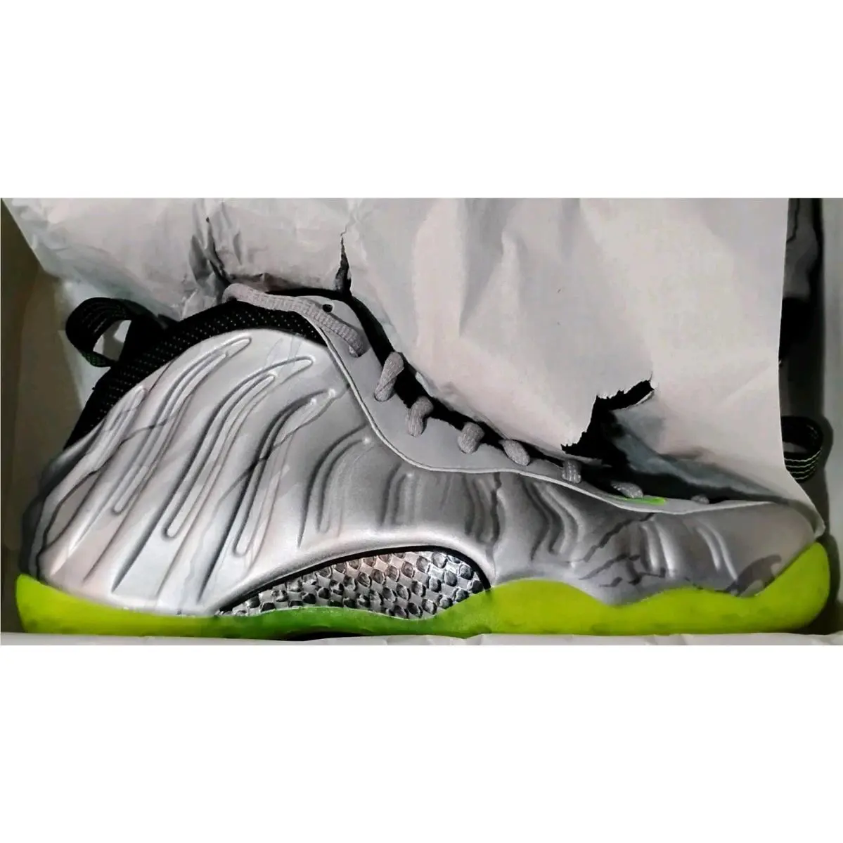 Nike shoes - Nike Air Foamposite - Air Foamposite - 575420-004 - Silver (UPC: 0887229614733) 12