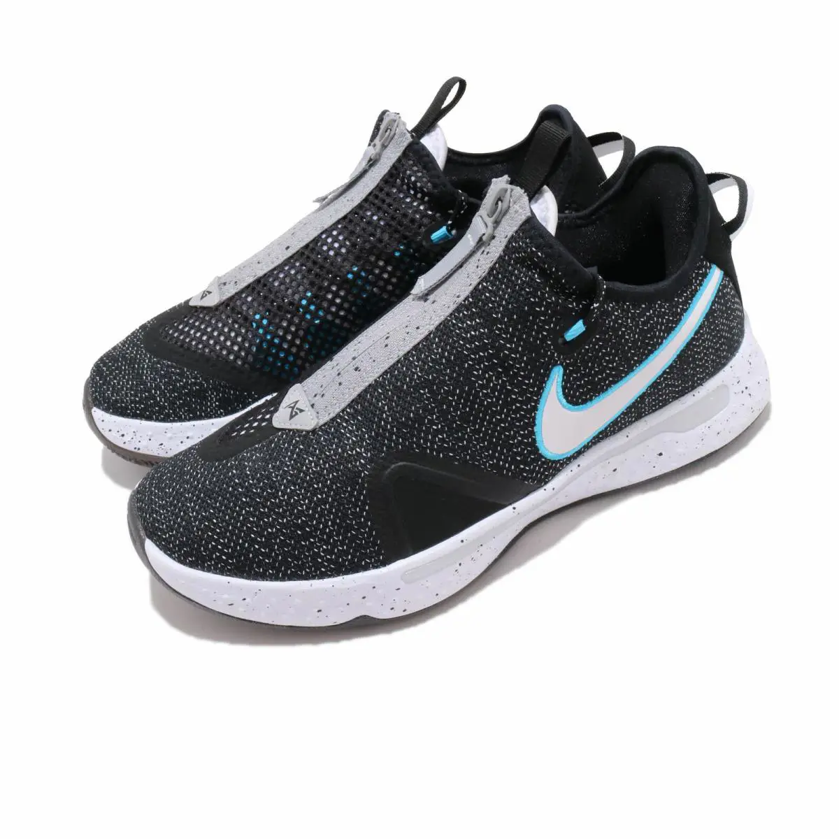 Nike PG 4 Pcg Black Teal White CZ2240-200 PG4 Men`s SZ 10 Basketball Shoes - Black, Manufacturer: Black white wolf grey