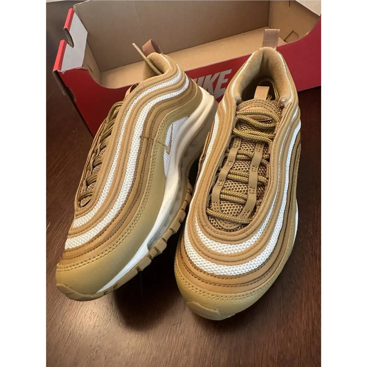 Nike shoes - Nike Air Max 97 - Air Max - 921733-702 - Wheat/Club Gold 4