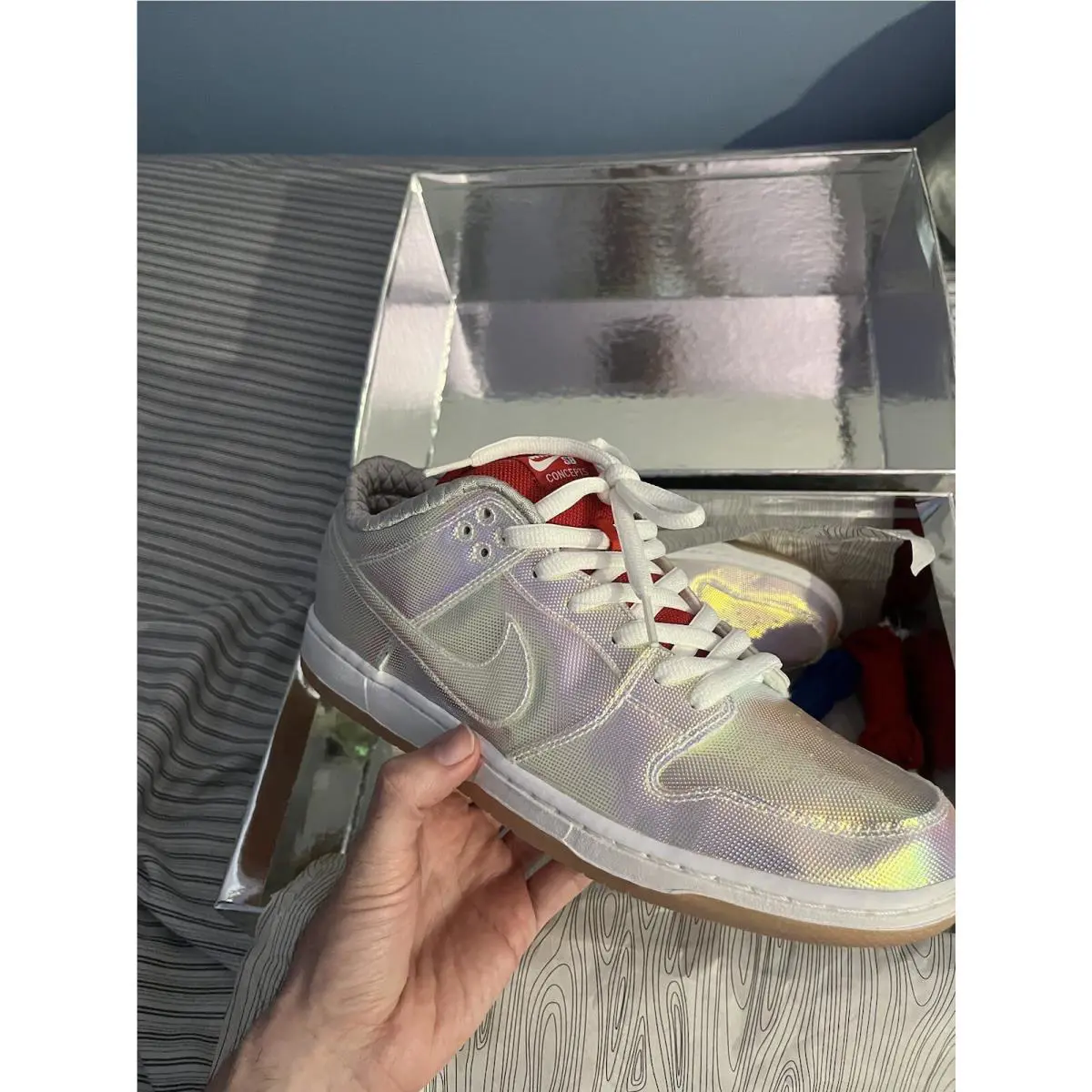 Nike shoes - Nike Dunk SB - Dunk - 504750-140 - Silver 0