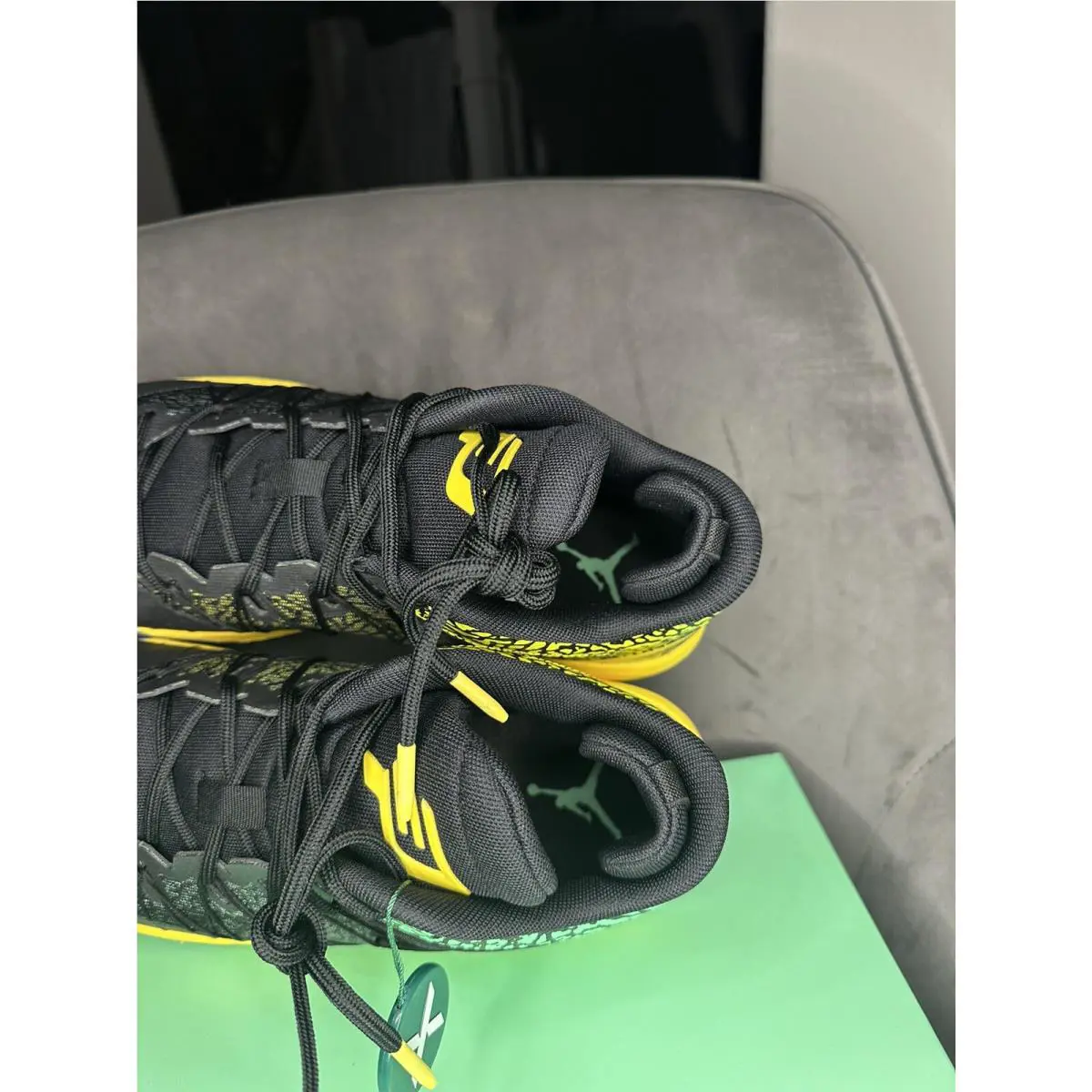 Nike shoes - Nike Air Jordan CP3.VII - Air - 687913-720 - Black/Green-Yellow 5