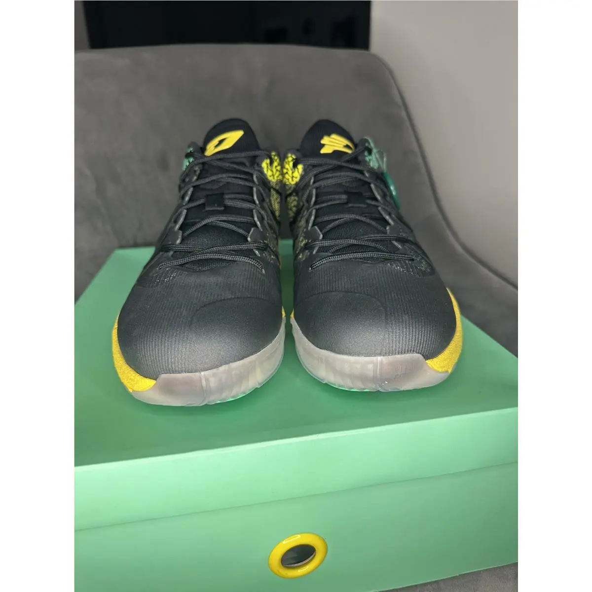 Nike shoes - Nike Air Jordan CP3.VII - Air - 687913-720 - Black/Green-Yellow 2