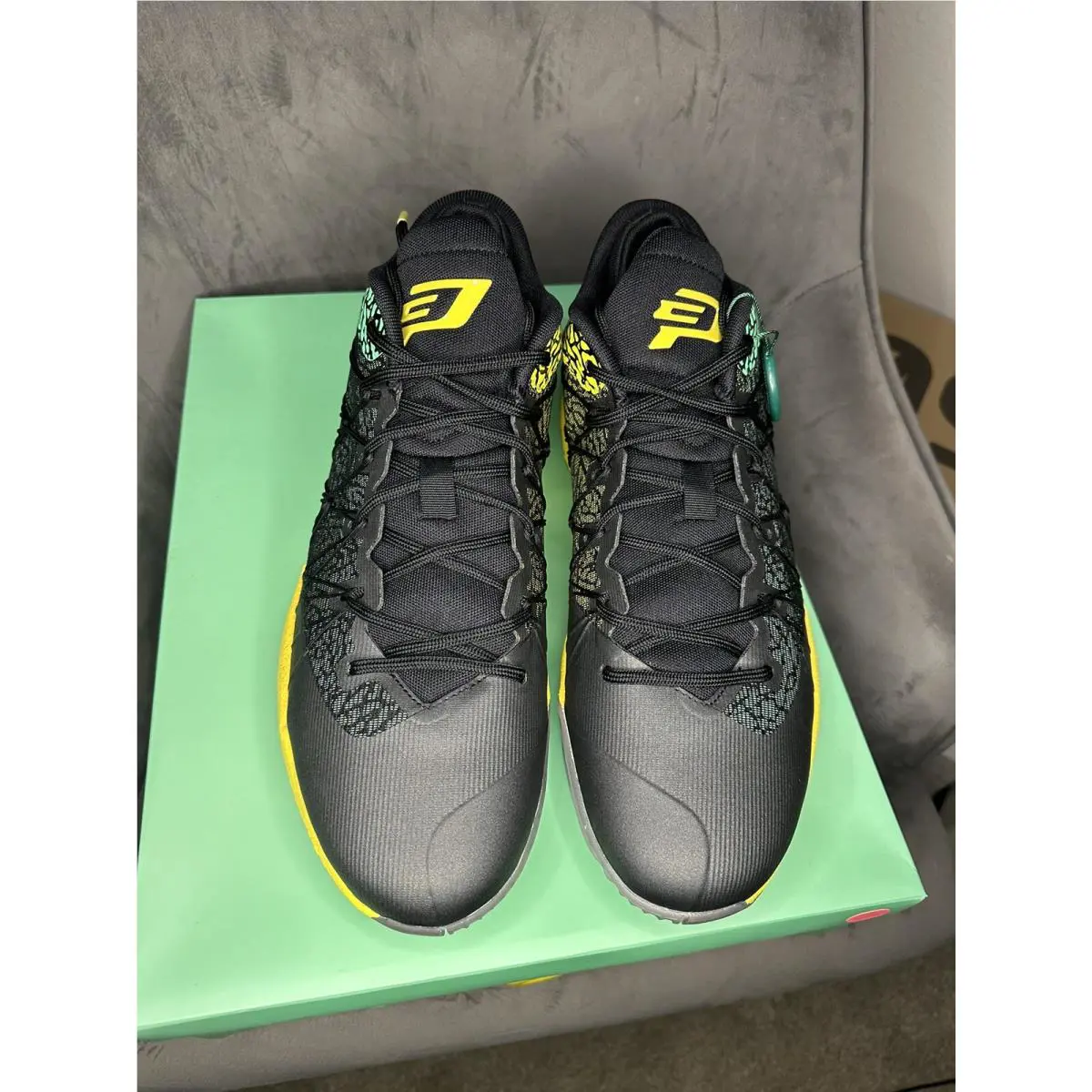 Nike shoes - Nike Air Jordan CP3.VII - Air - 687913-720 - Black/Green-Yellow 3