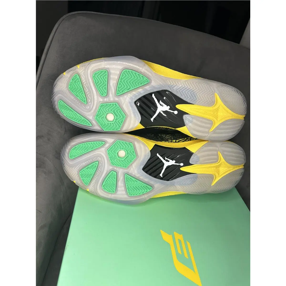 Nike shoes - Nike Air Jordan CP3.VII - Air - 687913-720 - Black/Green-Yellow 6