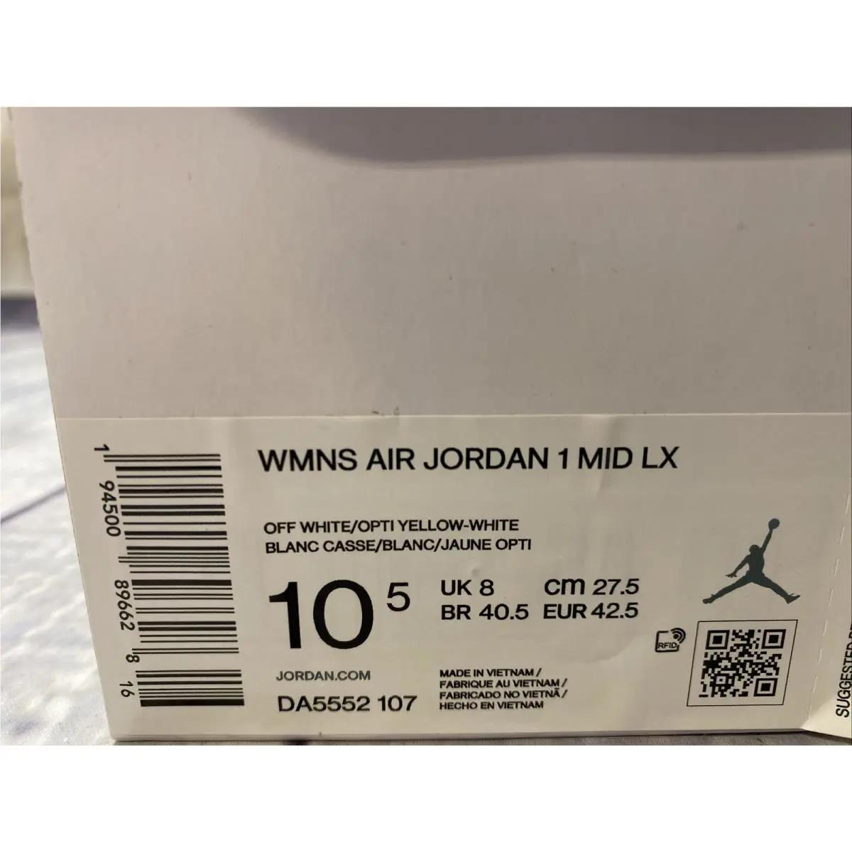Nike shoes - Air Jordan 1 - Air - DA5552 - Yellow 10