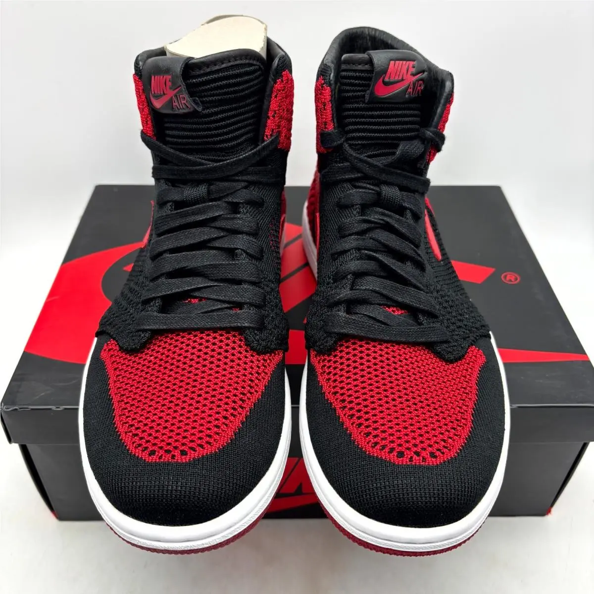 Nike shoes - Nike Air Jordan 1 Retro High Flyknit 919704-001 - 919704-001 - Red (UPC: 885176589197) 1