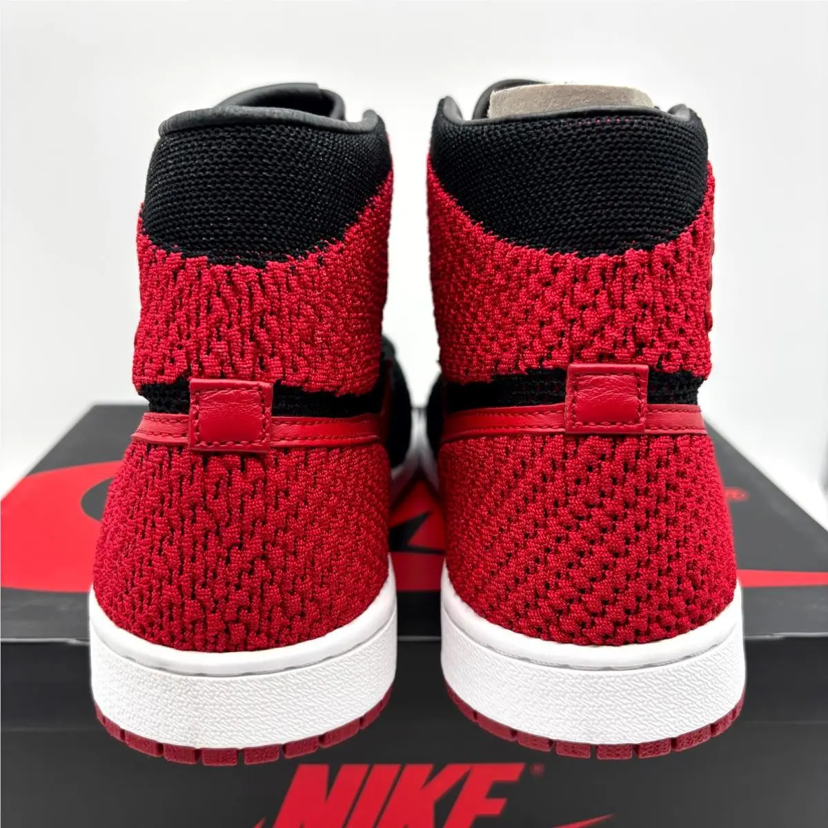 Nike shoes - Nike Air Jordan 1 Retro High Flyknit 919704-001 - 919704-001 - Red (UPC: 885176589197) 2