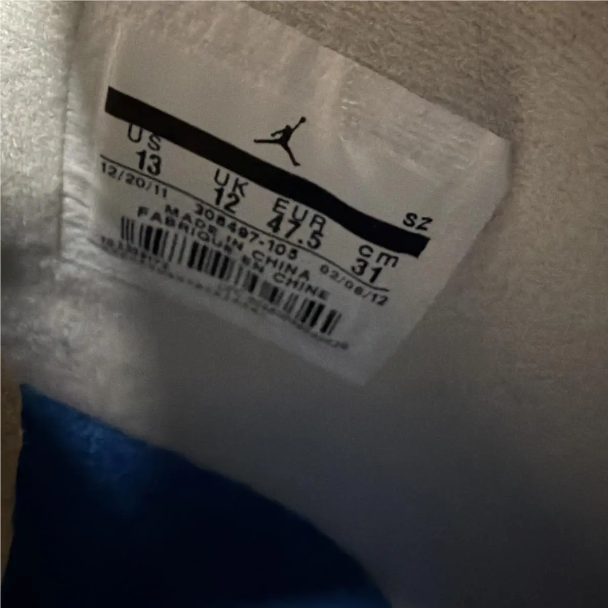 Nike shoes - Air Jordan 4 - Air - 308497-117 - White (UPC: 0886668629865) 5