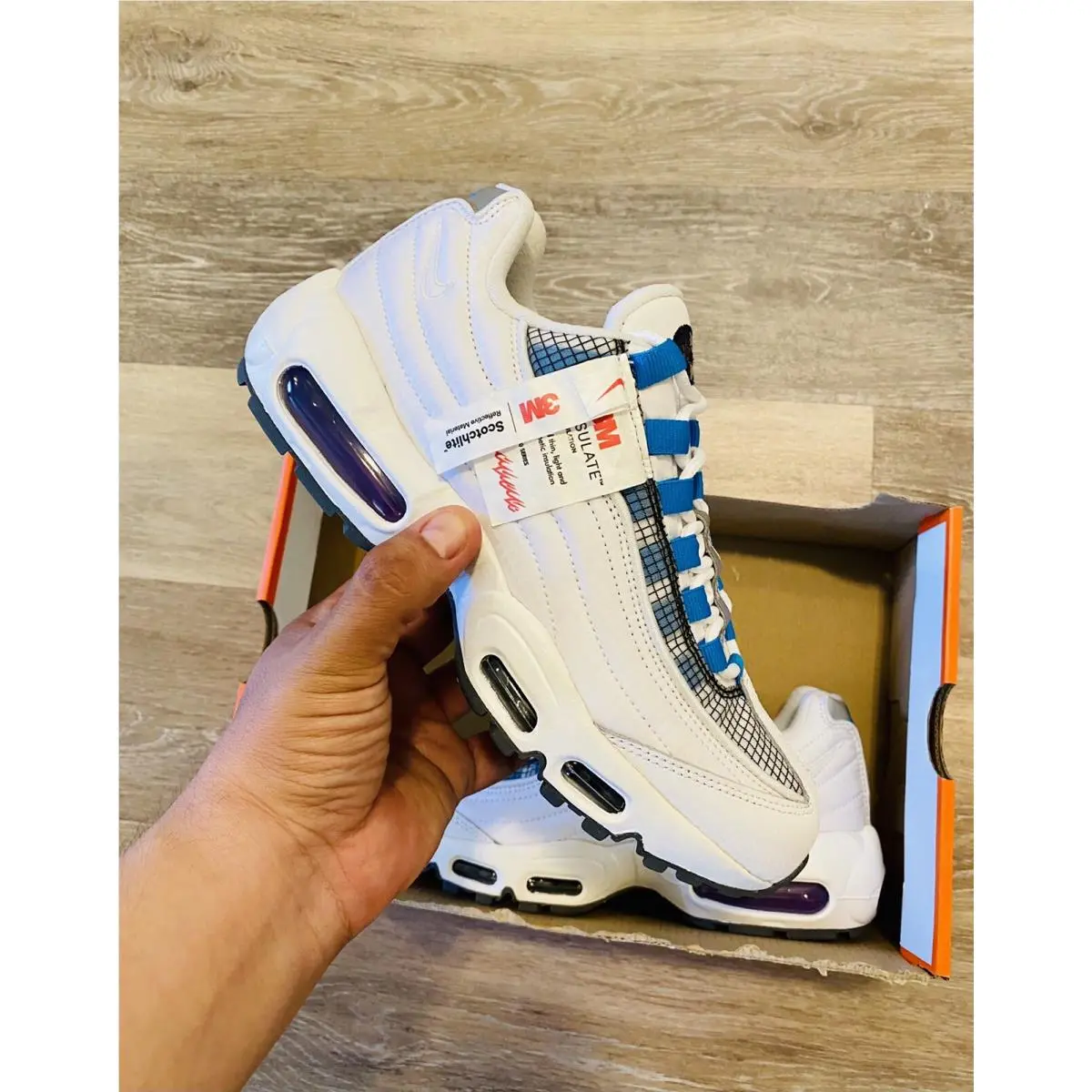 Nike shoes - Nike Air Max 95 - Air Max - DA7572-991 - White-Blue-Black 8