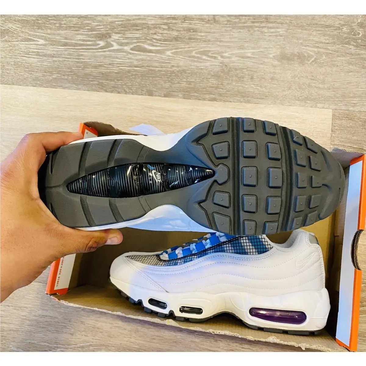 Nike shoes - Nike Air Max 95 - Air Max - DA7572-991 - White-Blue-Black 9