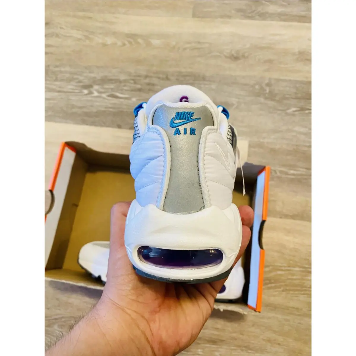 Nike shoes - Nike Air Max 95 - Air Max - DA7572-991 - White-Blue-Black 0