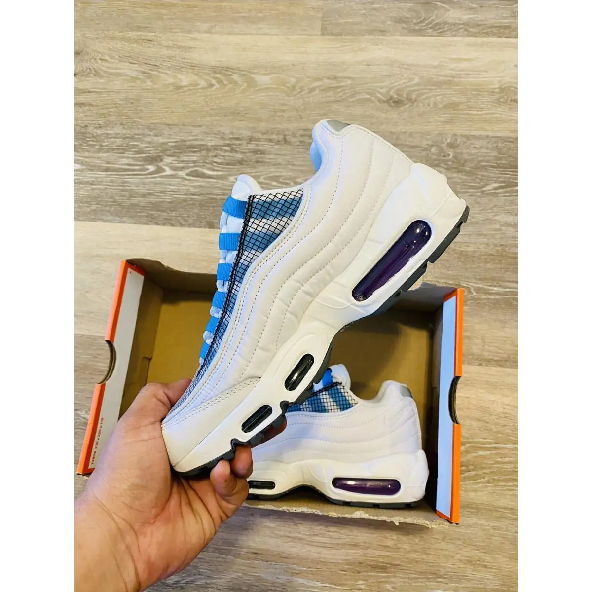 Nike shoes - Nike Air Max 95 - Air Max - DA7572-991 - White-Blue-Black 3