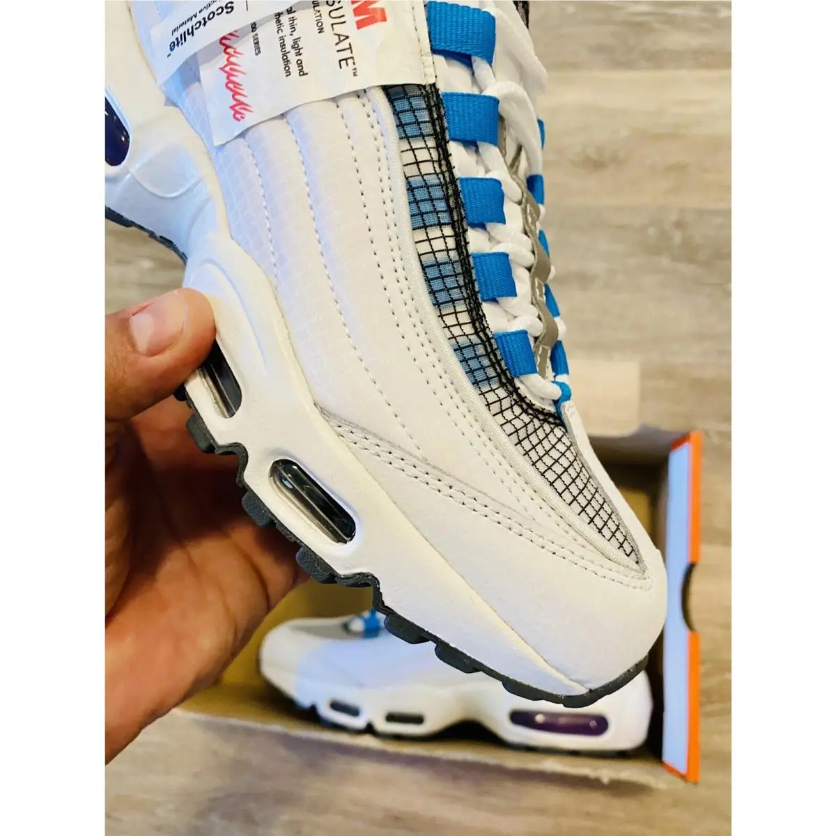 Nike shoes - Nike Air Max 95 - Air Max - DA7572-991 - White-Blue-Black 6