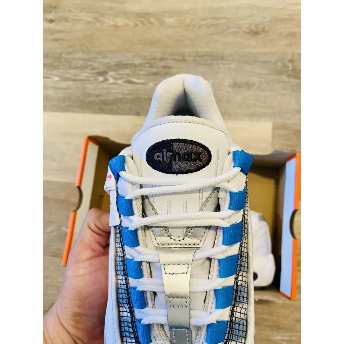 Nike shoes - Nike Air Max 95 - Air Max - DA7572-991 - White-Blue-Black 7