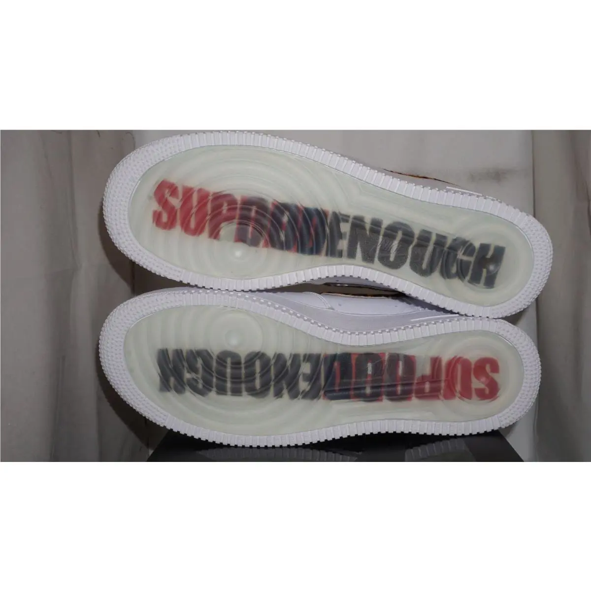 Supreme Nike Rare Goodenough Air Force 1 Low SP White Size 10