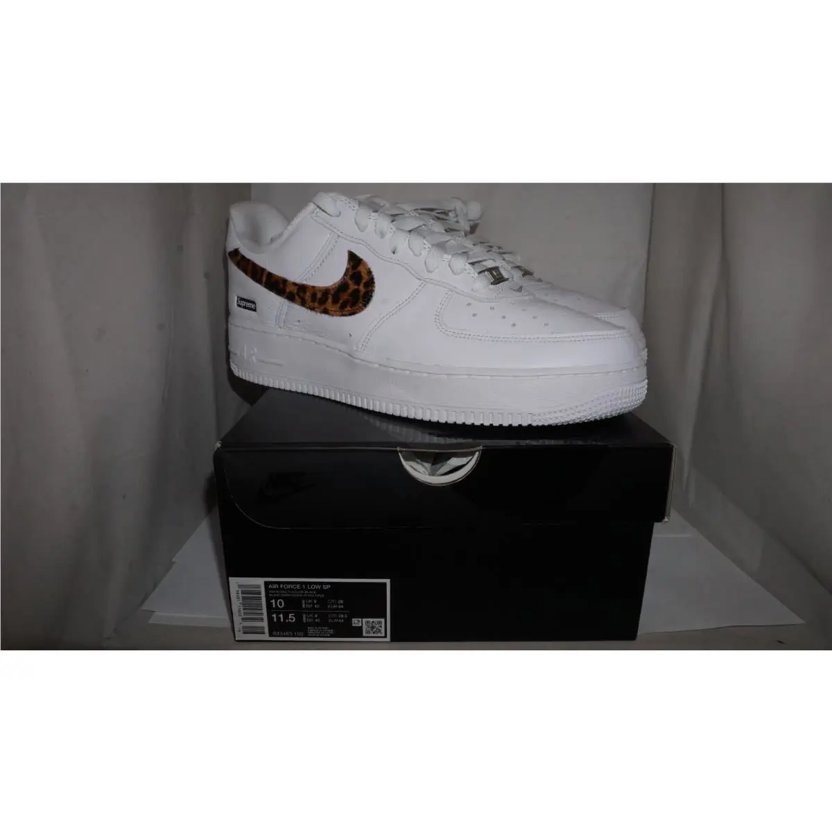 Nike shoes - Nike Air Force 1 - Air Force - IM3483 100 - Black, Manufacturer: Red 0