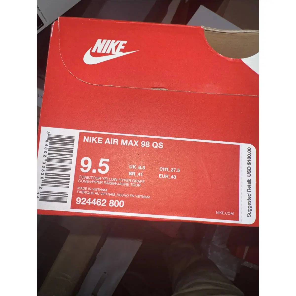 Nike shoes - Nike Air Max 98 - Air Max - 924462-800 - Multicolor (UPC: 0884802356202) 0