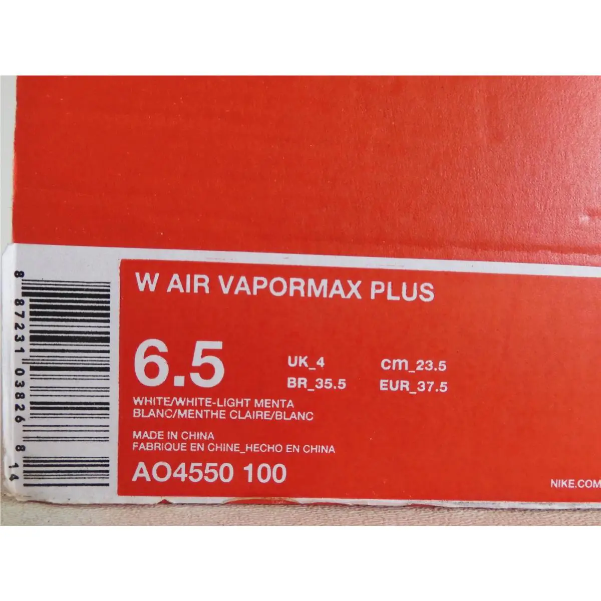 Nike shoes - Nike Air Vapormax Plus - Air Vapormax Plus - AO4550 100 - White 3