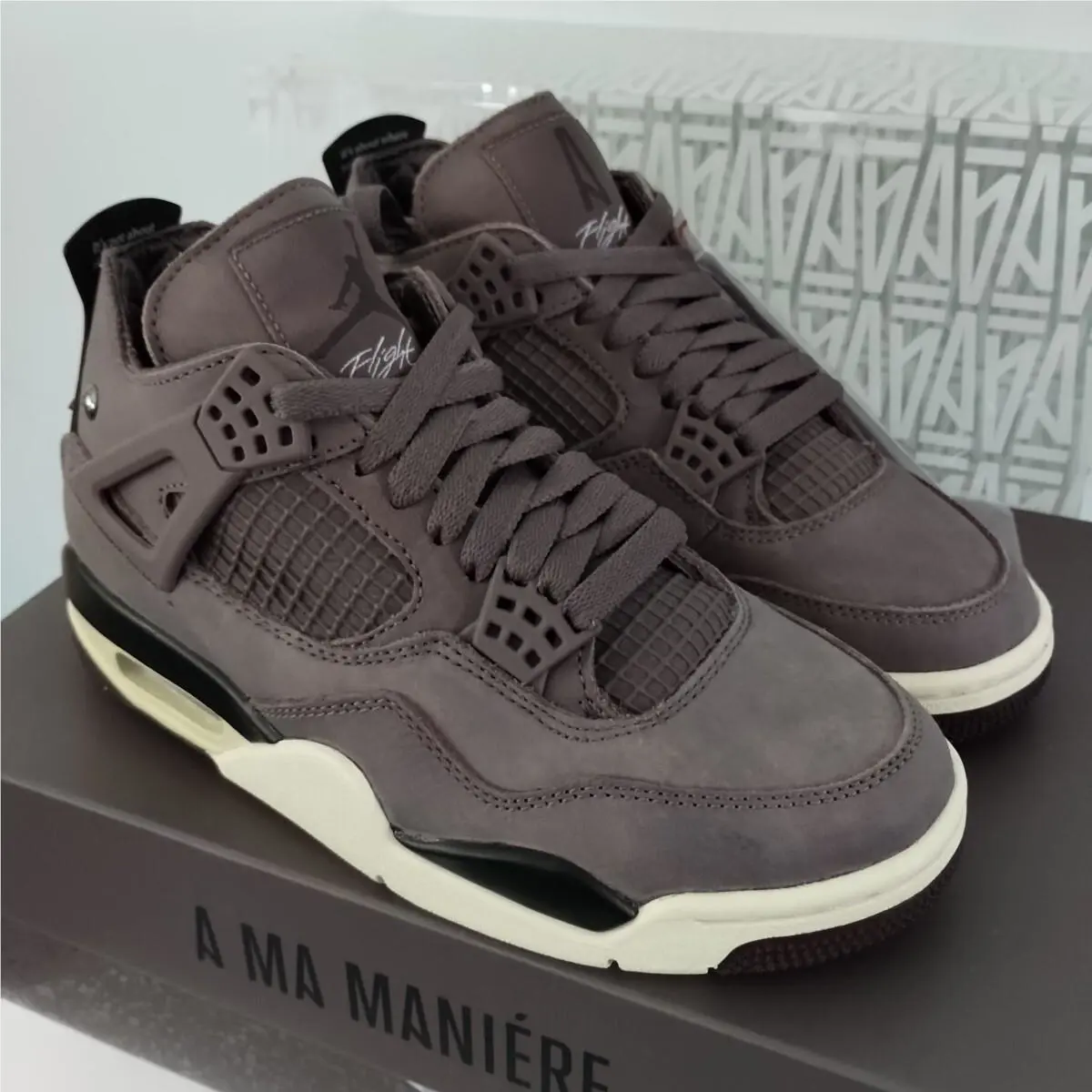 Nike shoes - Air Jordan 4 - Air - Purple 0