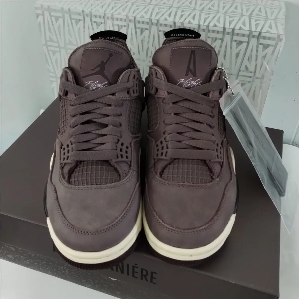 Nike shoes - Air Jordan 4 - Air - Purple 2