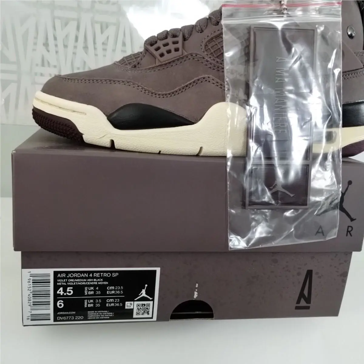 Nike shoes - Air Jordan 4 - Air - Purple 5