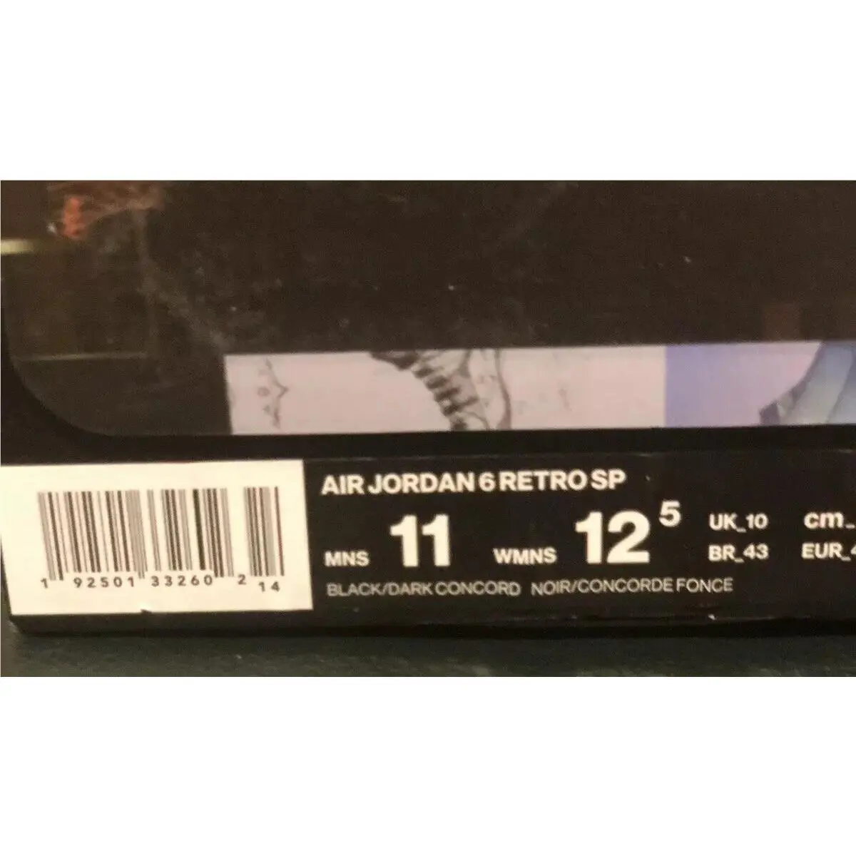 Nike shoes - Jordan 6 - Black 5