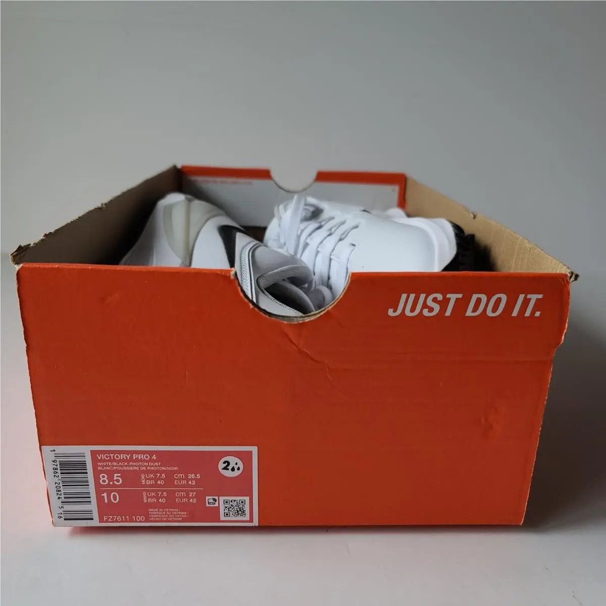 Nike shoes - Nike Victory Pro 4 - Victory Pro - FZ7611-100 - White 0